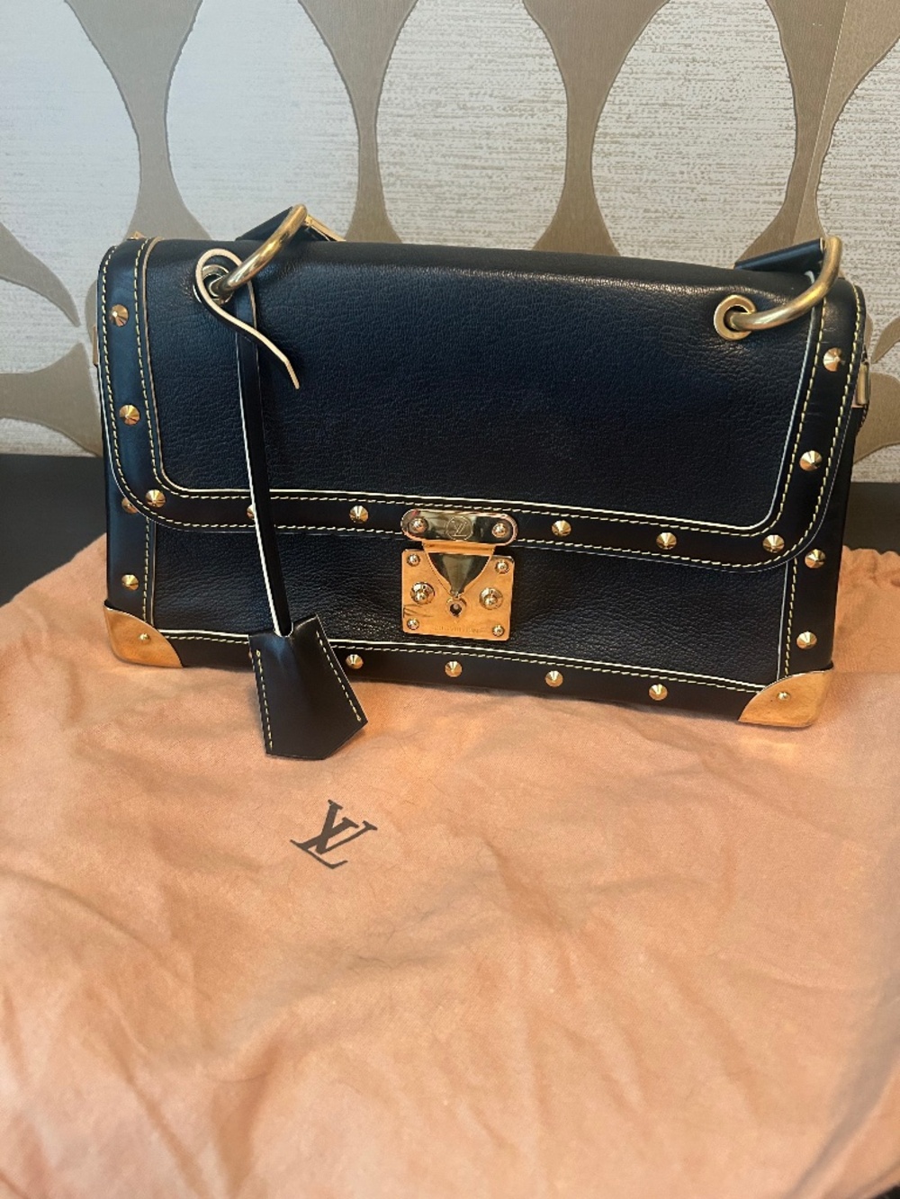 Louis Vuitton leather purse